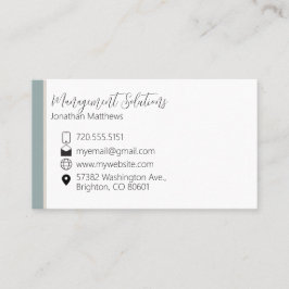 Cartão de visita - Teto Claro