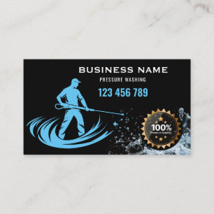 Cartão De Visita Teto de lavagem de energia por pressão profissiona