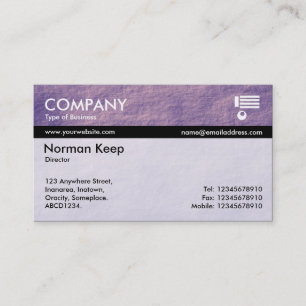 Cartão De Visita Tex Colorido - Planeta Roxo