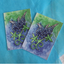 Cartão De Visita Texas Bluebonnets