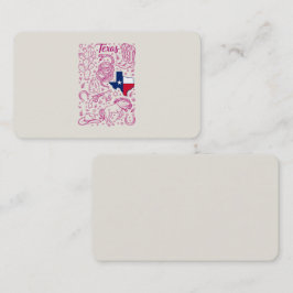 Cartão De Visita Texas Cowboy Pack Western Vibes