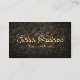 Cartão De Visita Têxtil de Tecido de Classe de Esforço de Corte de