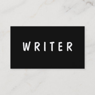 Cartão De Visita Texto do autor   do escritor  