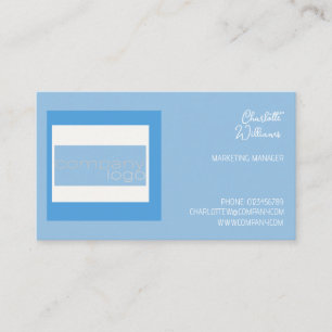 CARTÃO DE VISITA TEXTO DO RETÂNGULO DO LOGOTIPO DA EMPRESA PERSONAL