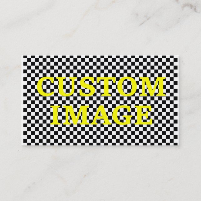 Cartão De Visita Texto feito sob encomenda da imagem e do costume (Frente)