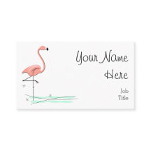 Texto lateral Flamingo Ocean