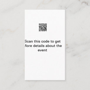 Cartão De Visita Texto modelo de evento comercial de verificação de