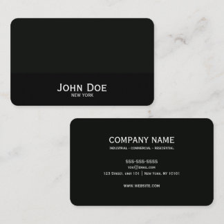 Cartão De Visita TEXTO PERSONALIZADO - Crie seu próprio minimalista