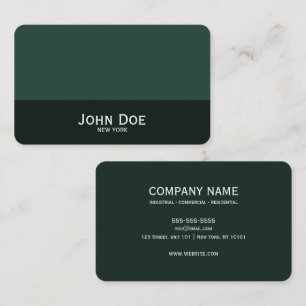 Cartão De Visita TEXTO PERSONALIZADO - Crie seu próprio minimalista