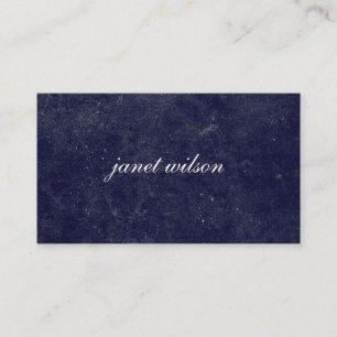 Cartão De Visita textura azul-quic