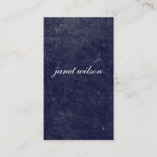 Cartão De Visita textura azul-quic