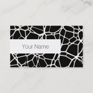 Cartão De Visita Textura branca na Web + seu solteiro. & ideias