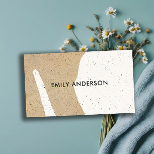 CARTÃO DE VISITA TEXTURA CERAMICA DE ARTE GEOMÉTRICA MODERNA ABSTR