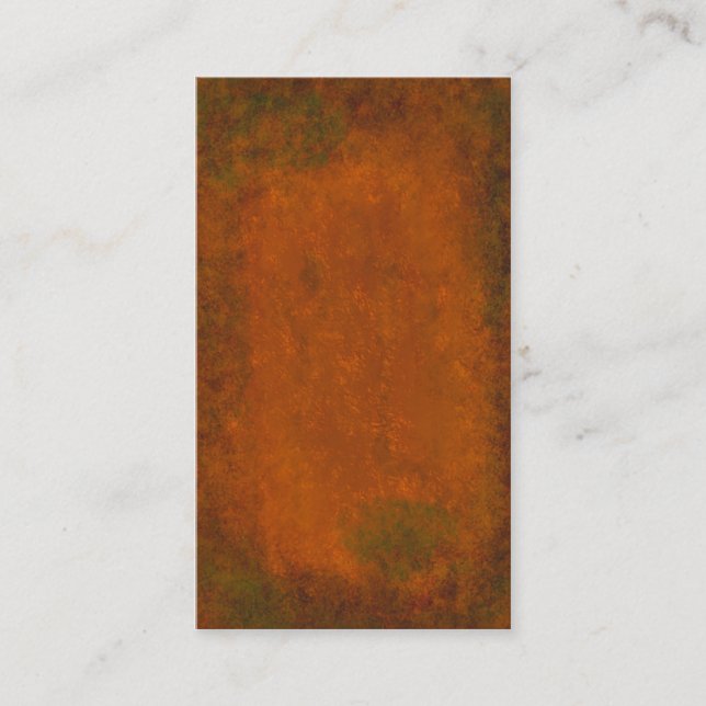 Cartão De Visita Textura de abstrato metálica corroída por Abstrato (Frente)
