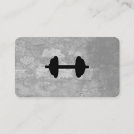 Cartão De Visita Textura De Cinza De Peso Da malhação