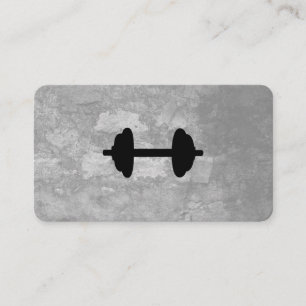 Cartão De Visita Textura De Cinza De Peso Da malhação