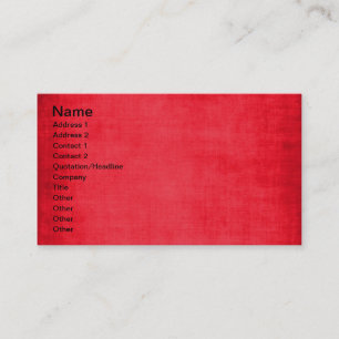 Cartão De Visita TEXTURA DE FUNDO VERMELHO SÓLIDO DE 547_papel ver