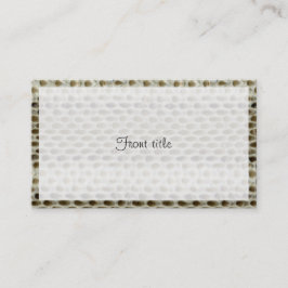 Cartão De Visita Textura de pele de cobra - Pele de répteis