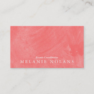 Cartão De Visita Textura de Pincel (Mandioca)