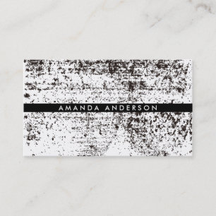 Cartão De Visita Textura do Grunge