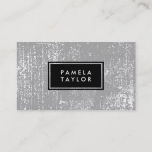 Cartão De Visita Textura do Grunge