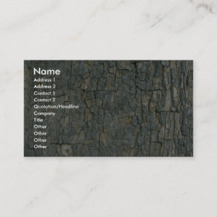 Cartão De Visita Textura do latido de árvore