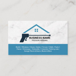 Cartão De Visita Textura do mármore de lavagem de energia por press