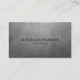 Cartão De Visita Textura escovada do metal