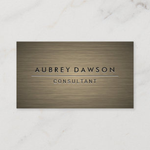 Cartão De Visita Textura metálica