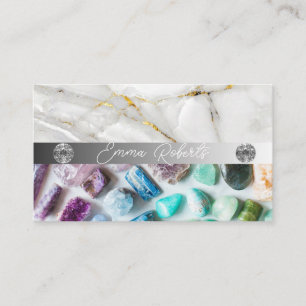 Cartão De Visita Textura Mineral Ametist Crystal Quartz