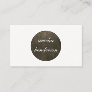 Cartão De Visita textura química mínima