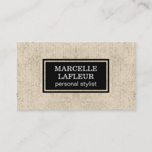 Cartão De Visita Textura   Russo   Preto