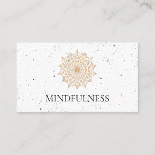 Cartão De Visita Textura salpicada do teste padrão natural do