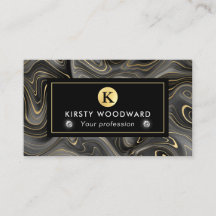 Texturas Elegantes de Strata Preta e Dourada