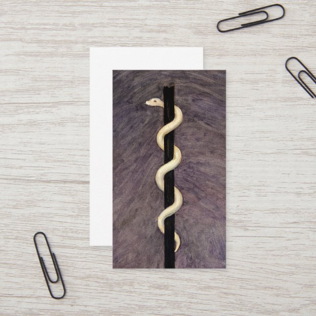 Cartão De Visita The Spirit World, No.14, 1915, por Anna Cassel (Frente/Verso In Situ)