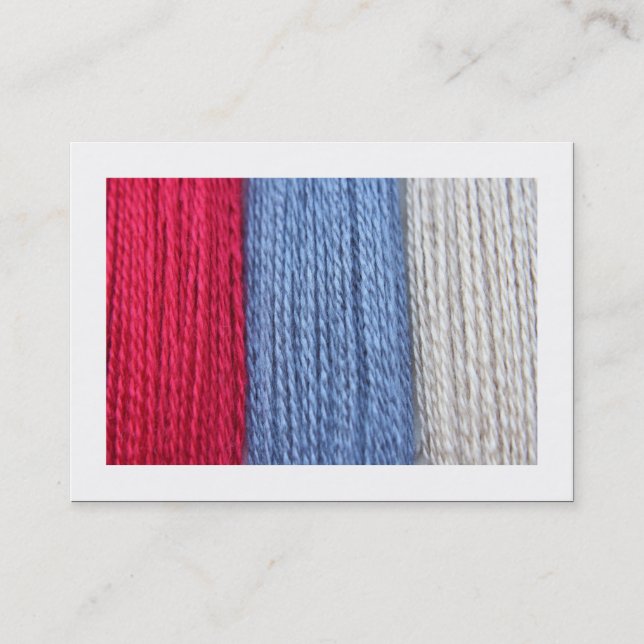 Cartão De Visita Thread Darning (Bordado) (Frente)