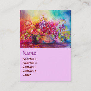 CARTÃO DE VISITA THUMBELINA, FLOWER BASKET E BUTTERFLY