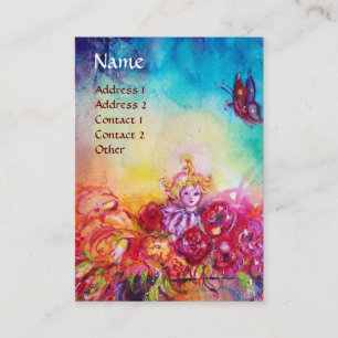 CARTÃO DE VISITA THUMBELINA, FLOWER BASKET E BUTTERFLY