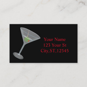 Cartão De Visita Thunder_Cove Azul Martini