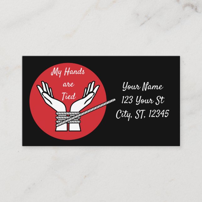 Cartão De Visita Thunder_Cove com Mãos   (Frente)