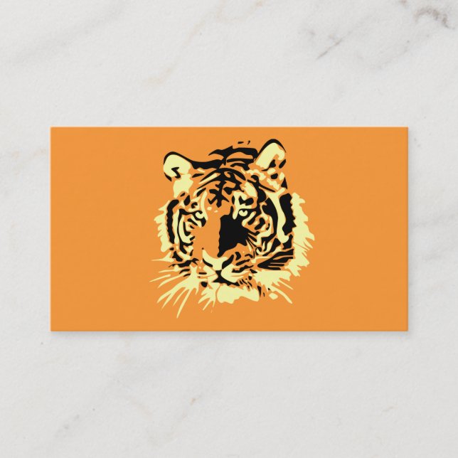Cartão De Visita Tigre (Frente)