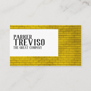 Cartão De Visita Tijolo rústico