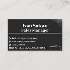 Cartão De Visita Timmerman — Automotive Care & Vehicle Enhancement