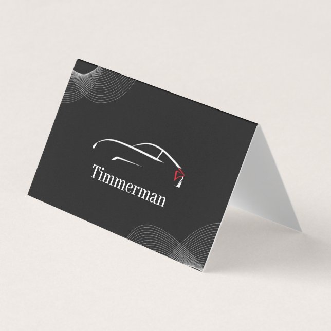 Cartão De Visita Timmerman — Automotive Care & Vehicle Enhancement (Frente)
