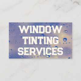 Cartão De Visita Tinta da janela