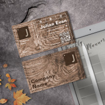 Tipografia em negrito de madeira moderna Monograma