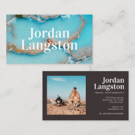 Cartão De Visita Tipografia Legal de Fotografia Moderna