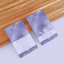 Tipografia Metálica Moderna Mínima de Folha Roxa