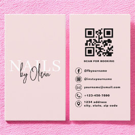 Cartão De Visita Tipografia Moderna do Artista Especialista em Mini