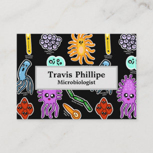 Cartão De Visita Tipos De Bactérias